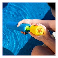 Lanzador de Agua Espuma en Color Azul y amarillo de 30x4cm Juego Infantil